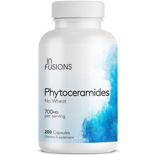 Phytoceramides 200 Capsules Skin Repair Rejuvenation Anti-Aging Support Plant-derived Ceramides 700mg Gluten Free Non-GMO